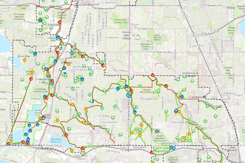 Parks & Trail Map
