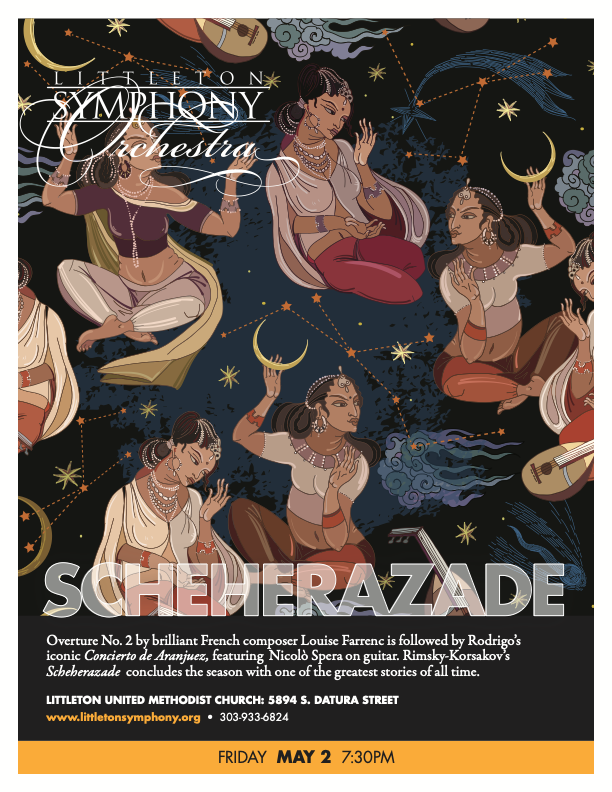 Scheherazade - May Concert Poster