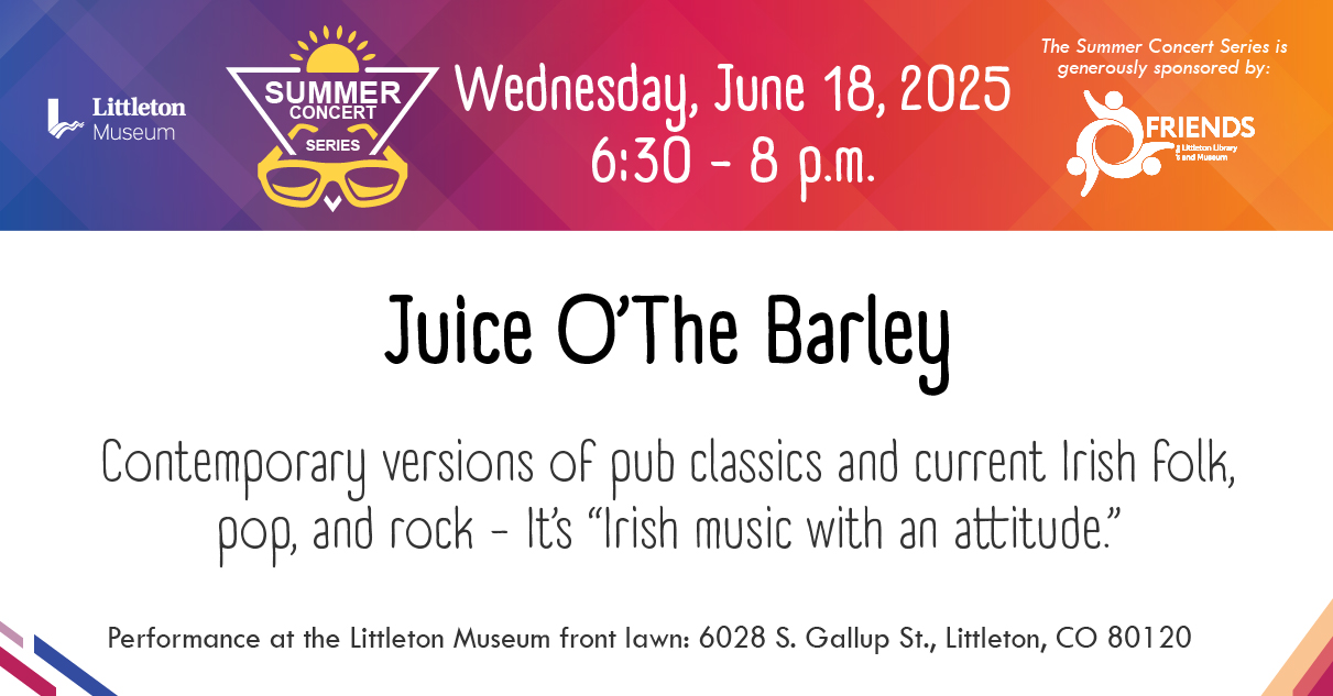 Details about Juice O'The Barley band, on a bright colorful background