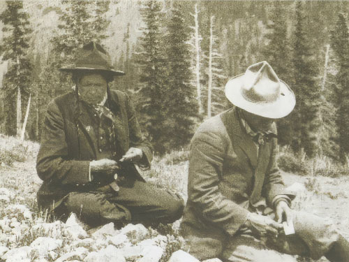 Historical Photo of two men in nineteenth century clothing