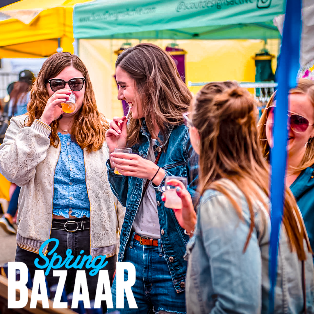 Shopping and sipping at Littleton Spring BAZAAR