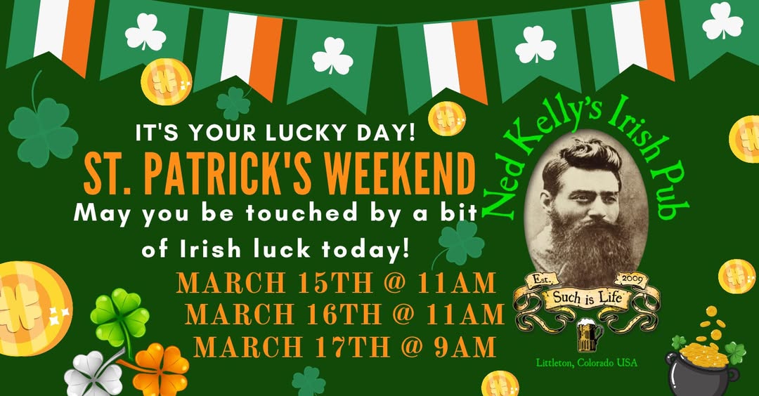 Ned Kellys St Patricks Day celebrations in Littleton