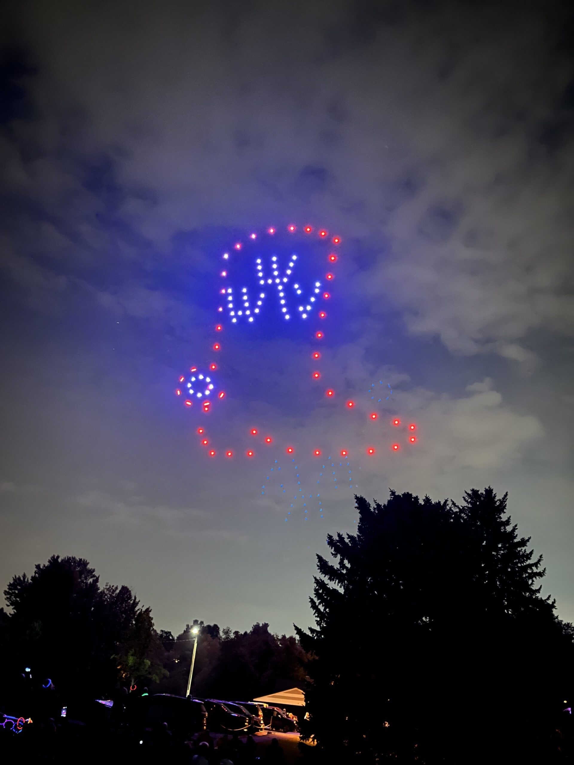 Western Welcome Week Drone Show - WWW Boot
