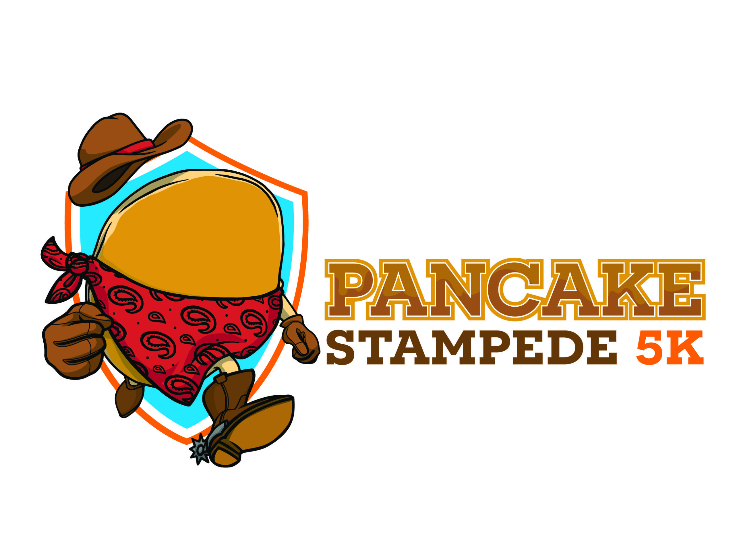 Race Logo Pancake Man