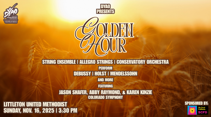 Golden wheat field at sunset