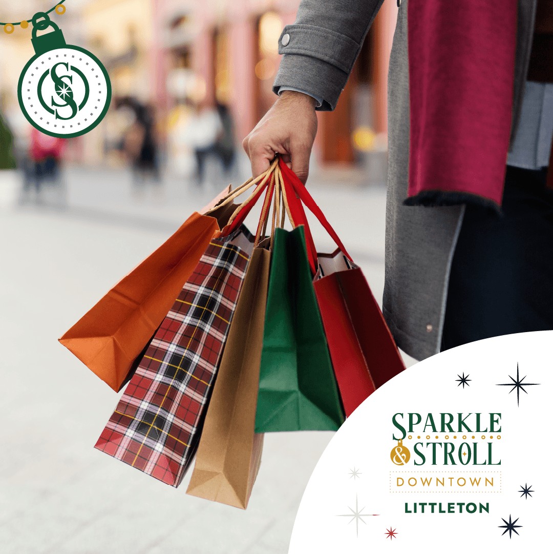 Shopping bags and Sparkle & Stroll logo