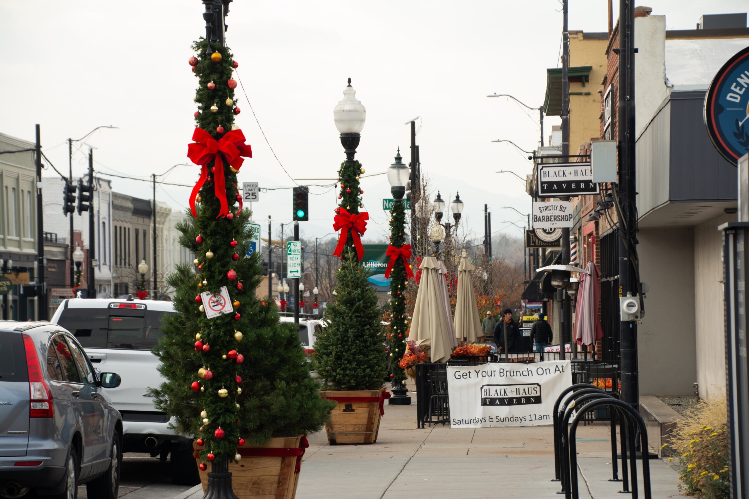 small business Saturday in downtown Littleton Colorado