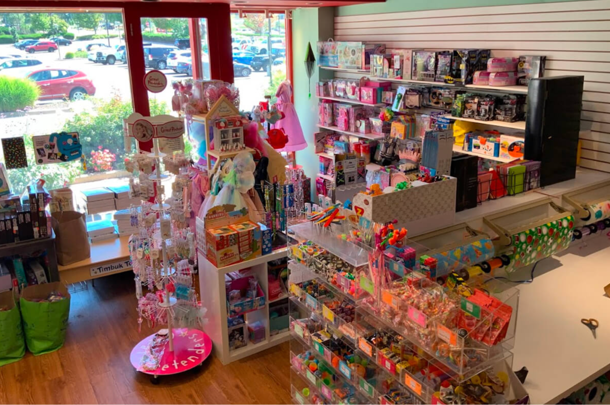 toys and kid shopping for small business saturday