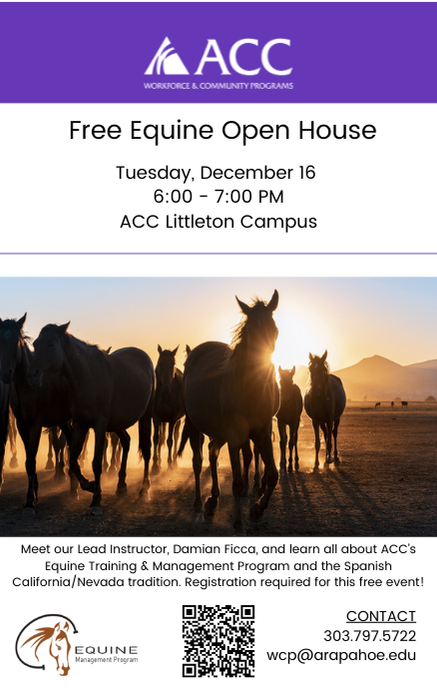Free Equine Open House desktop