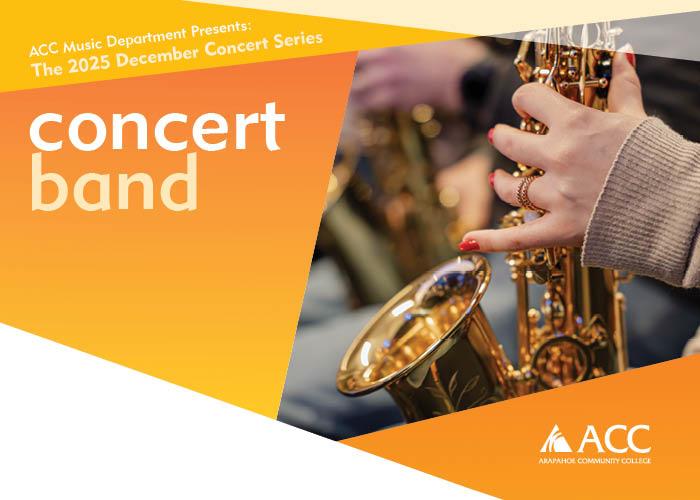 ACC concert band event flyer